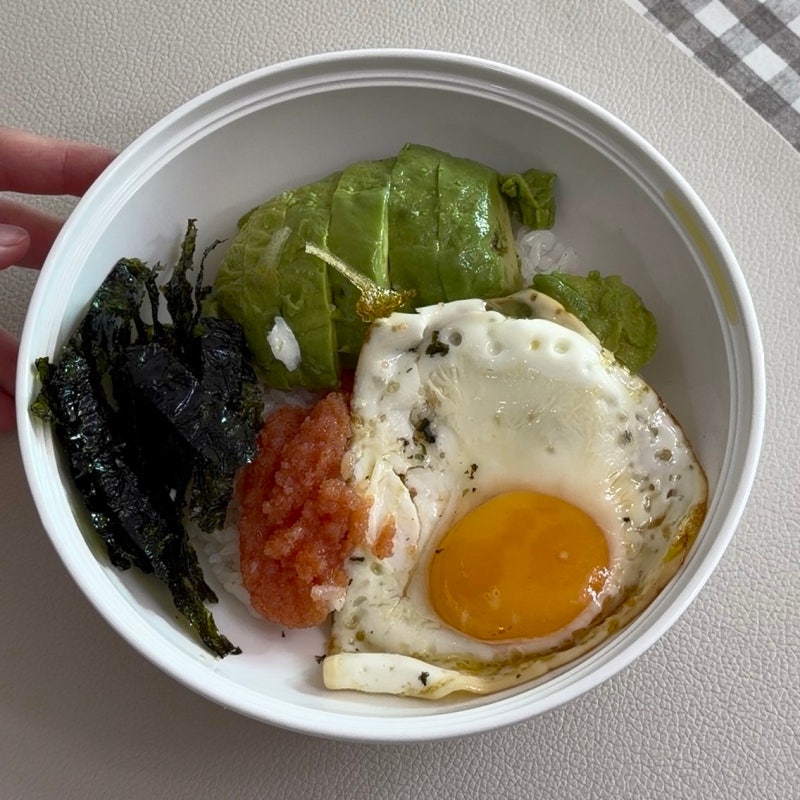 명란튜브 냉동 소분 보관법 아보카도 명란 비빔밥 간단 레시피