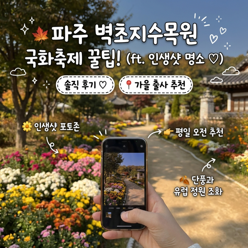 파주 벽초지수목원 가을꽃 국화축제 풍경과 방문 팁