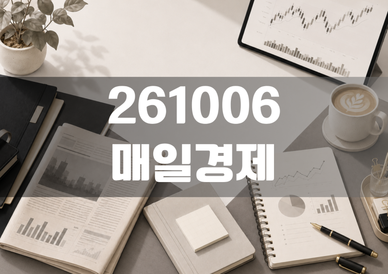 261006 매일경제 읽기｜미 국채금리 2002년 이후 최고와 AI 랠리, 호르무즈·피지컬AI 변수