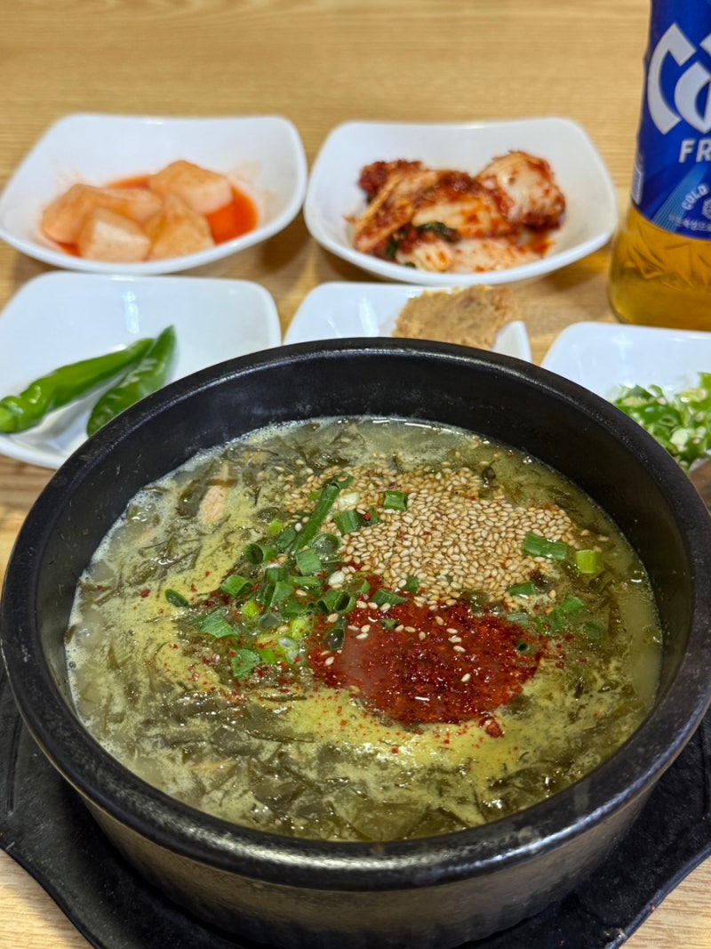 제주도 우진해장국 제주 공항 근처 맛집 몸국 고사리 육개장 후기 평일 웨이팅