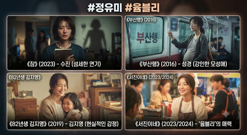 정유미 프로필 총정리｜부산행·82년생 김지영·잠·윤식당
