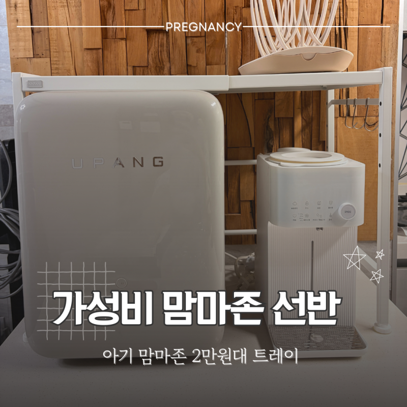 유팡 맘마존 선반 고민하다 고른 가성비 트레이, 2만원대로 세팅했어요