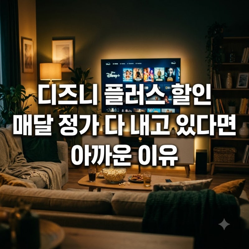 디즈니 플러스 할인 매달 정가 다 내고 있다면 아까운 이유