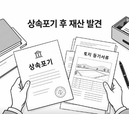 상속포기한 뒤 재산이 발견됐다면 상속포기를 취소할 수 있을까요?