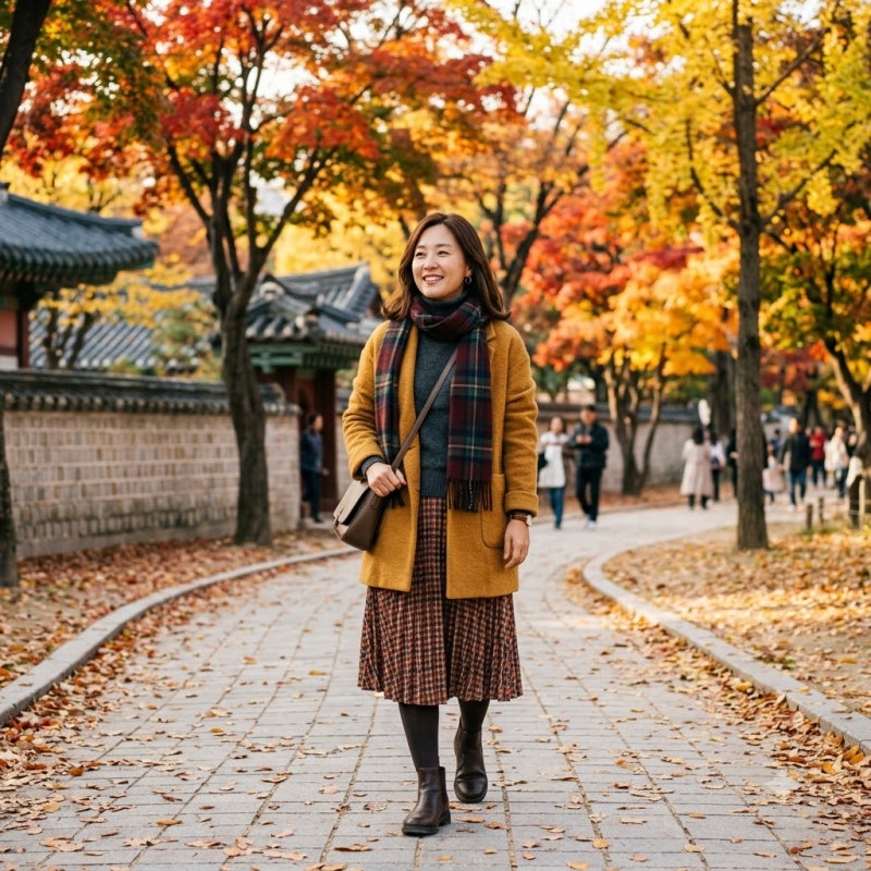 40대 가을 치마 코디, A라인·H라인 고를 때 허리보다 먼저 볼 부분
