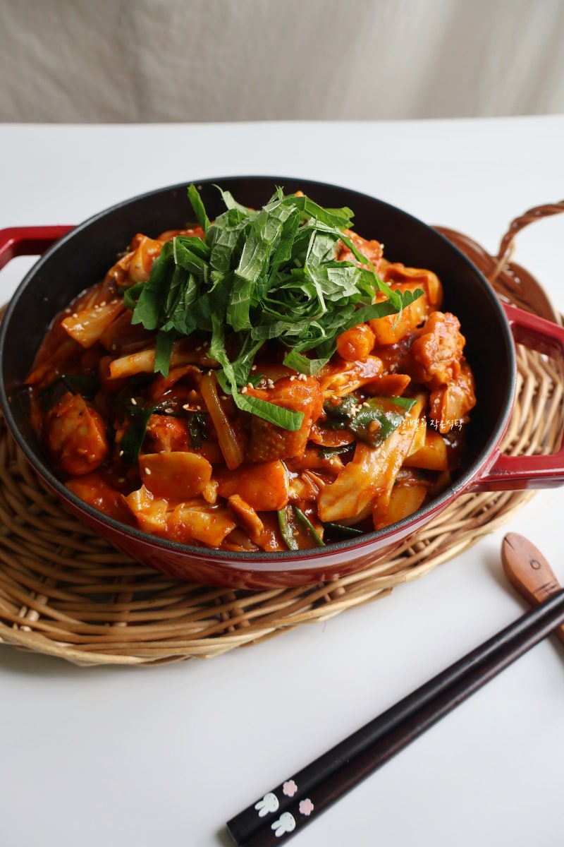 순살 닭갈비 양념 레시피 양념장 황금비율 닭다리살요리 치즈닭갈비