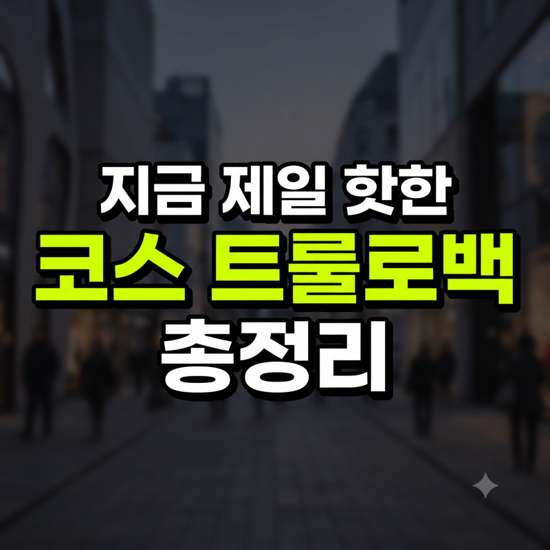 품절대란 발렌시아가 맛 코스(COS) 트룰로백: 종류, 가격, 구매 방법 총정리