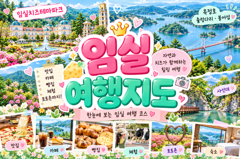 임실 가볼만한곳 총정리 임실N치즈축제부터 옥정호·맛집·카페까지 여행지도 저장!
