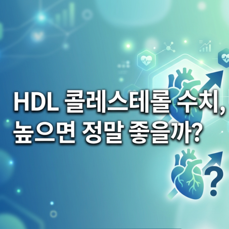 좋은 콜레스테롤 HDL, 높을수록 무조건 좋을까?