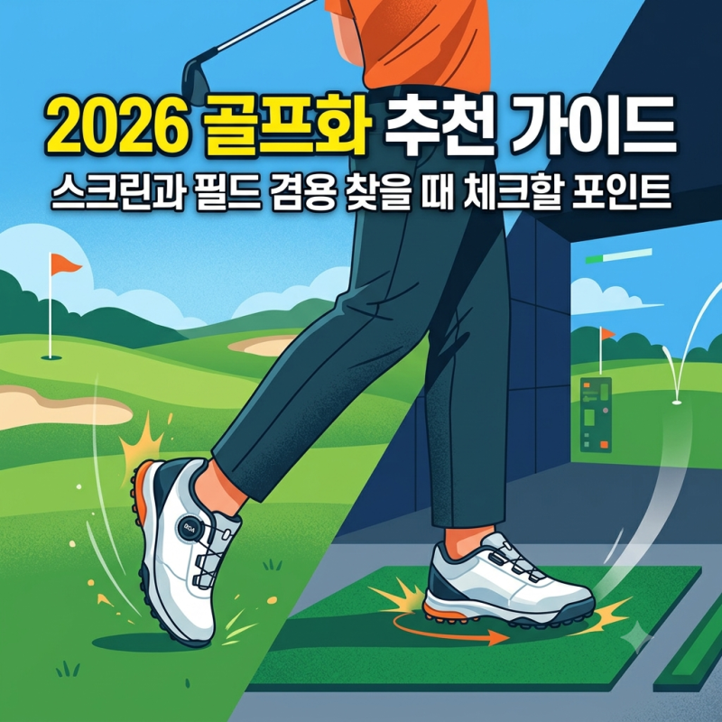 2026 골프화 추천 베스트 5 비교와 실패 없는 선택 가이드