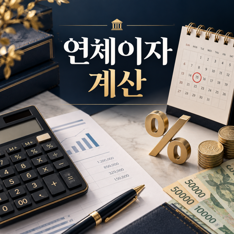 연체이자 계산, 하루 늦으면 얼마 붙는지 직접 계산해보면