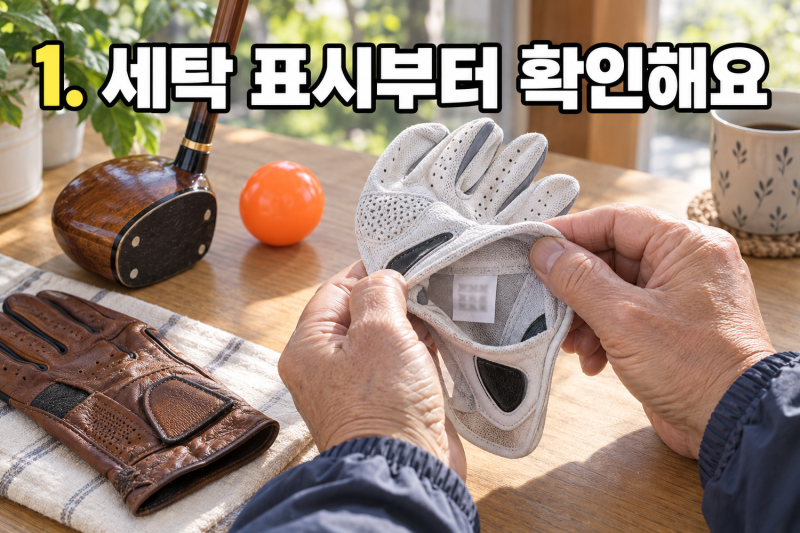 파크골프 장갑 세탁해도 될까? 땀 냄새 날 때 관리하는 법
