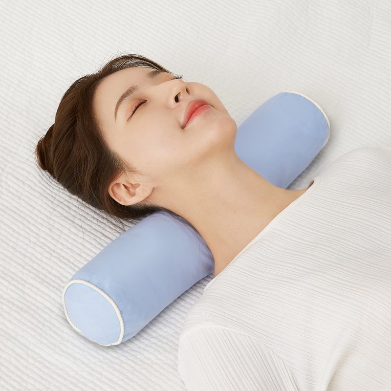 집앤콕 원형 메밀 경추베개, 거북목 일자목에 어떨까