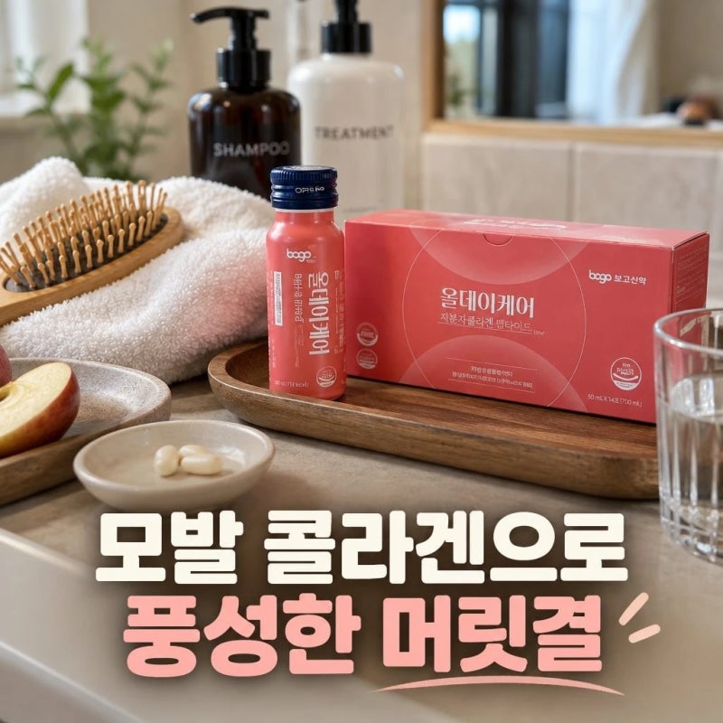 모발 콜라겐 효과와 관리법 한눈에 보기