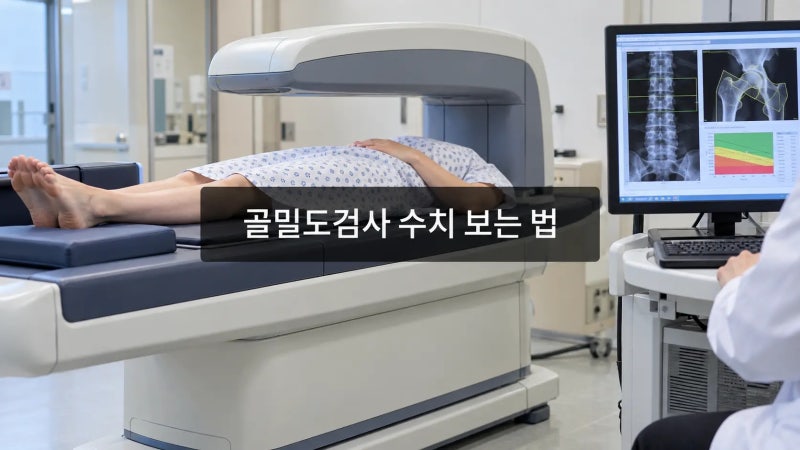 골밀도검사 정상인 줄 알았는데? 결과지에서 이 숫자 보세요