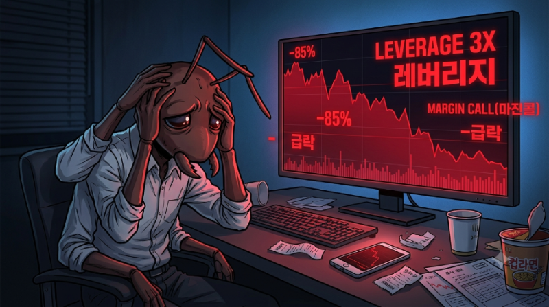 개미 2조3천억 손실!? 삼성전자는 올랐는데 2배 레버리지는 제자리, 왜 그럴까?