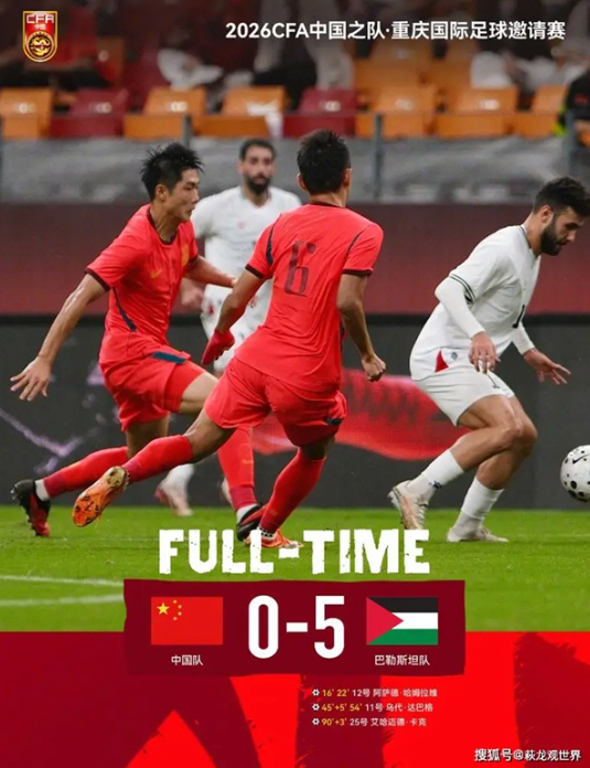중국 0-5 참패 후폭풍 17세 유망주 인터뷰 논란