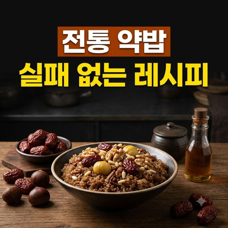 전기밥솥과 압력밥솥으로 쉽게 성공하는 약밥 만드는 법 레시피