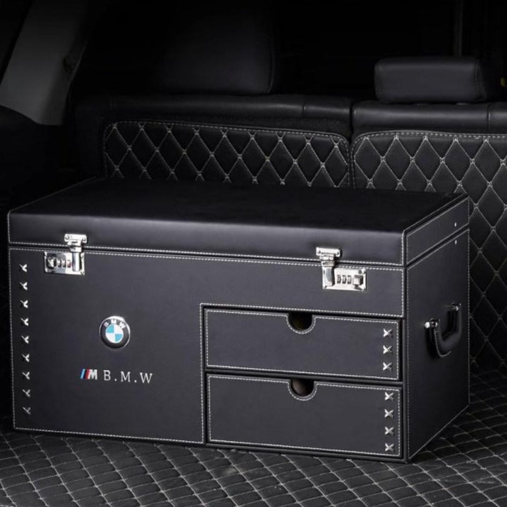 BMW 트렁크, 이 가죽 정리함 하나로 신세계 경험했어요!