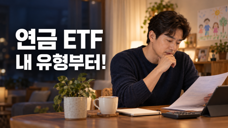 연금저축·IRP ETF, 뭘 사야 할까? 내 투자 유형 4가지로 정리