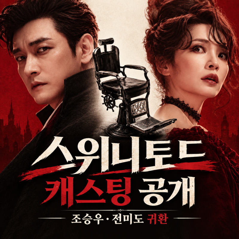 조승우, 전미도가 다시 돌아오는｜2026 뮤지컬 스위니토드 캐스팅 공개