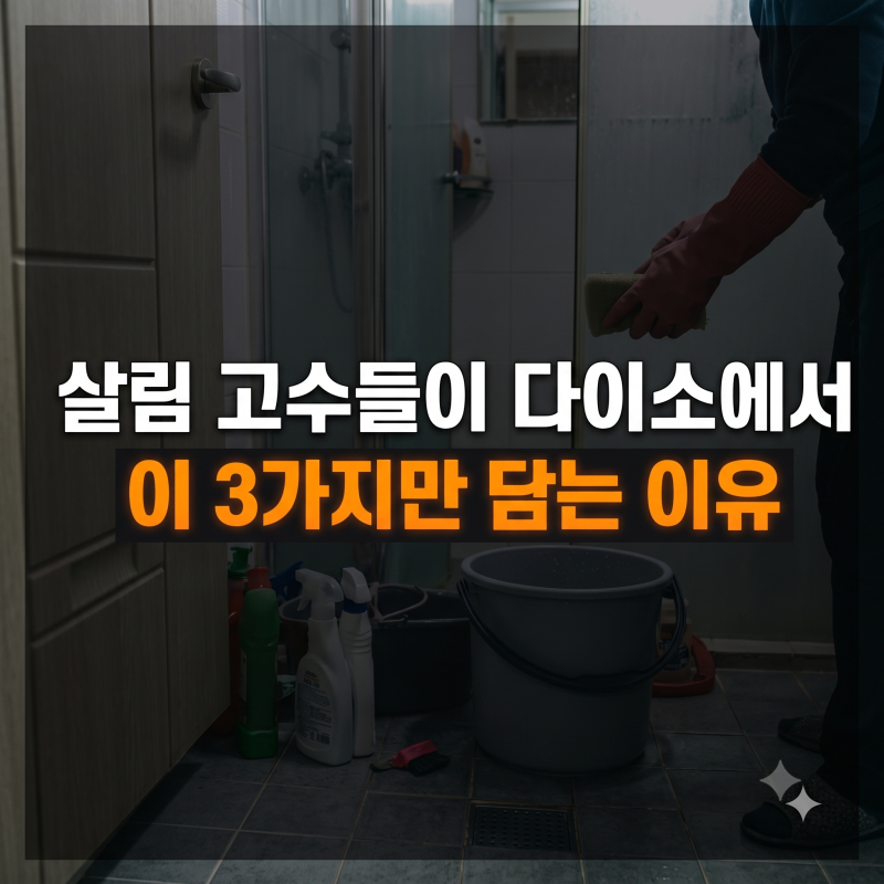 다이소 변기청소 추천, '살림 고수가 n번 구매'한 핵심 리스트