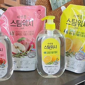기름진 설거지가 고민이라면, 자연퐁 스팀워시 4X 고농축 주방세제