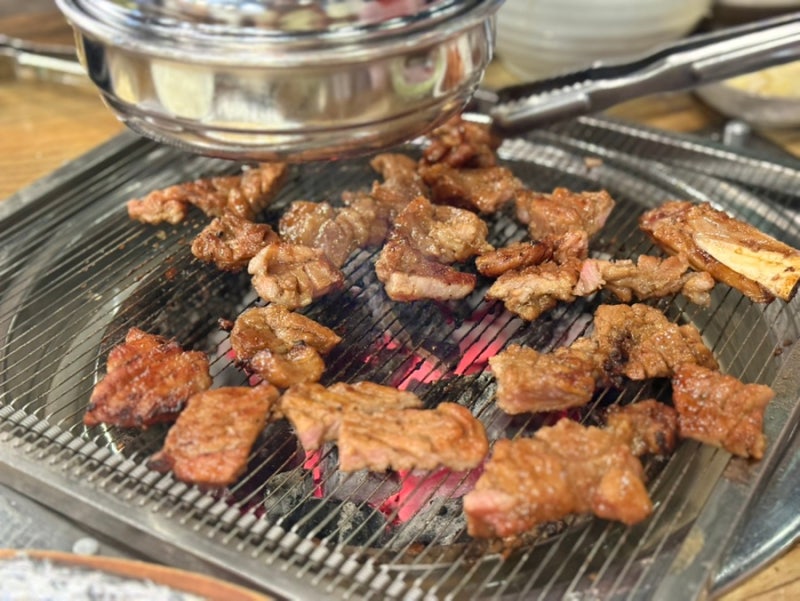 아산맛집 아산고기집 둔포맛집 일품참숯갈비 둔포 돼지갈비 3인분 우렁된장찌개 후기