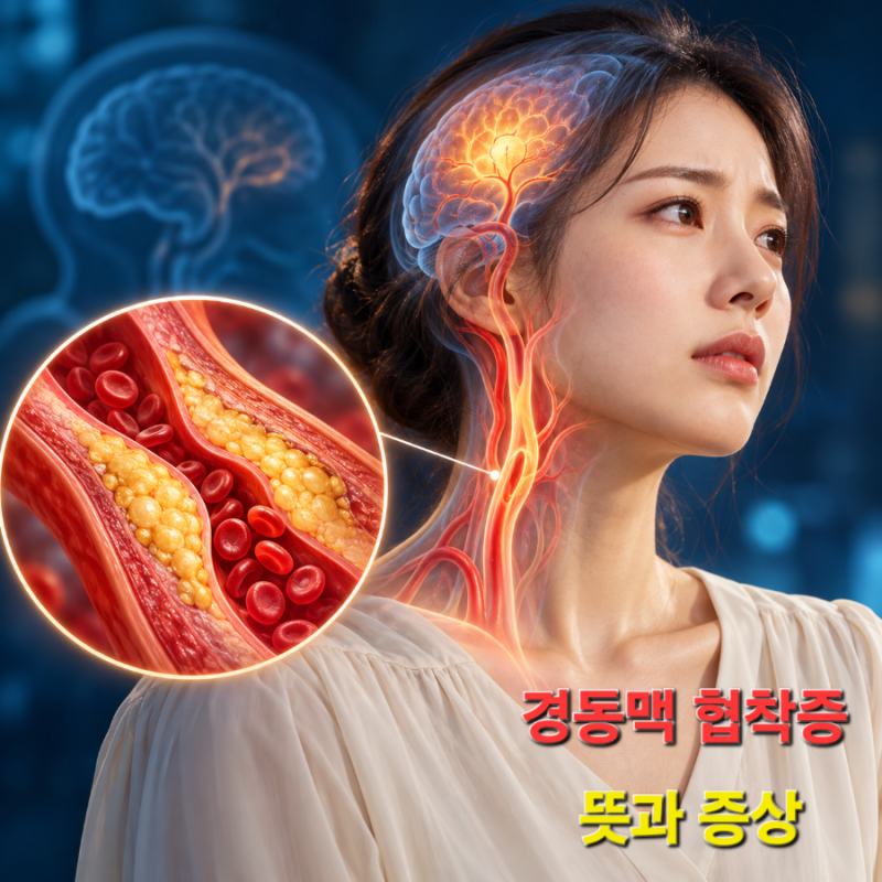 뇌졸중 불러오는 경동맥 협착증 뜻과 증상, 경동맥 초음파 검사 필요성
