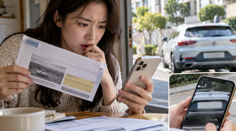 교통 과태료 고지서, 바로 입금하기 전 번호판부터 다시 봐야 하는 이유