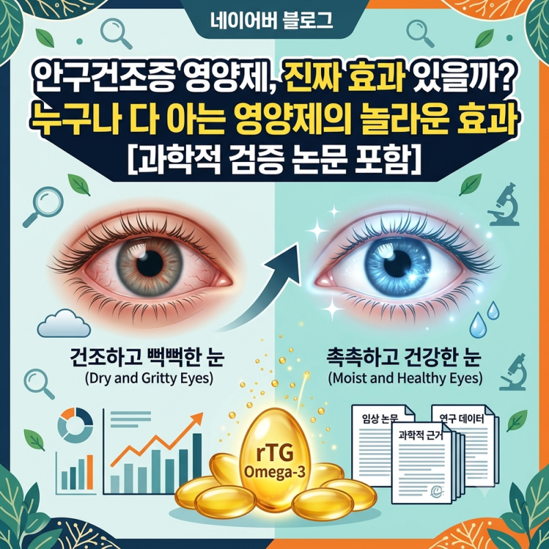 안구건조증 영양제, 진짜 효과 있을까? 누구나 다 아는 영양제의 놀라운 효과 [과학적 검증 ....
