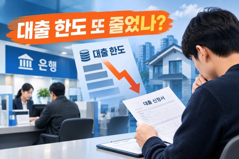 은행 대출 한도 또 줄었나…접수 중단·DSR 적용 여부와 실수요자 대응법