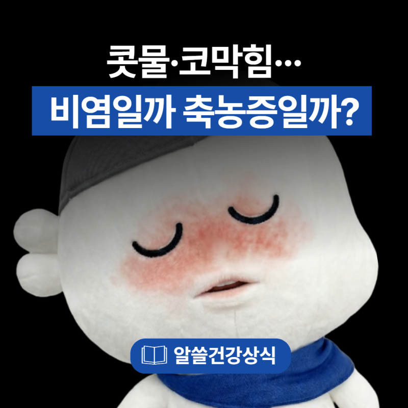 환절기 콧물이 주룩, 코막힘까지! 비염일까 축농증(부비동염)일까?