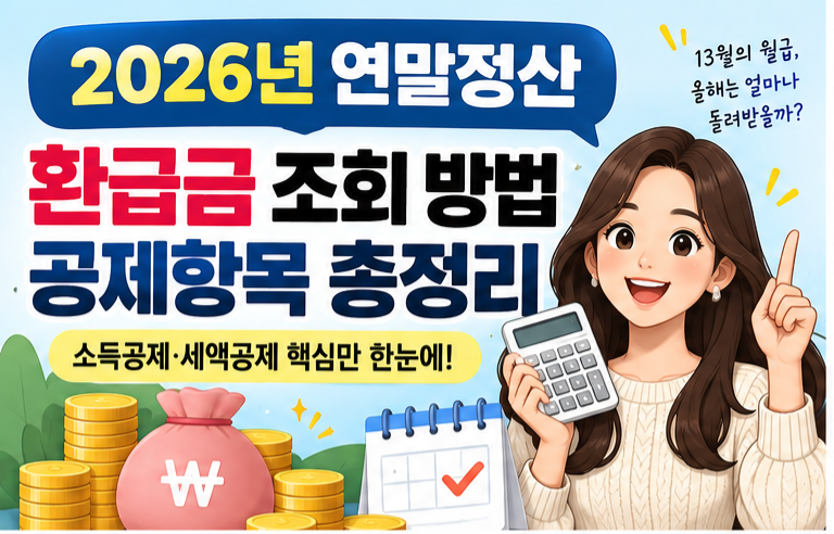 2027 연말정산 미리보기, 환급금 조회부터 신용카드·의료비·연금저축 공제까지