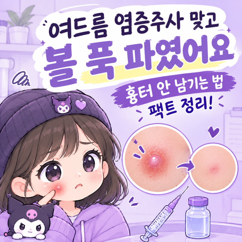 딱딱하고 아픈 여드름, 염증주사 맞으면 패인다던데... 흉터 안남기는법