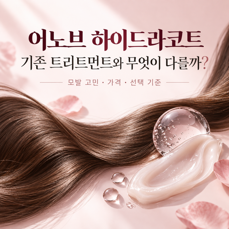 어노브 하이드라코트 헤어팩｜기존 트리트먼트와 차이·가격·선택 기준