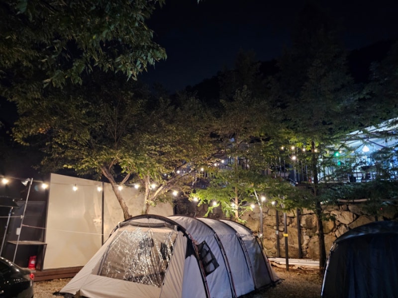 10월초 팬히터없이캠핑 양산캠프포레캠핑장후기 부산근교캠핑장 울산캠핑장