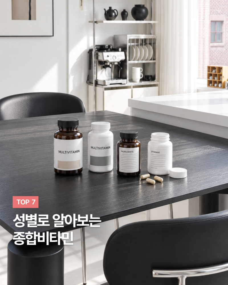성별로 알아보는 종합 비타민 순위 7 ! 여성 남성 영양제 추천 남자 여자