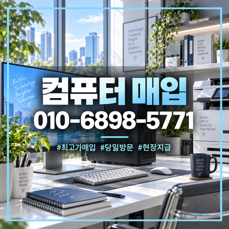 인천 용현동 컴퓨터 본체 매입, 케이스보다 내부 부품 구성이 중요한 이유
