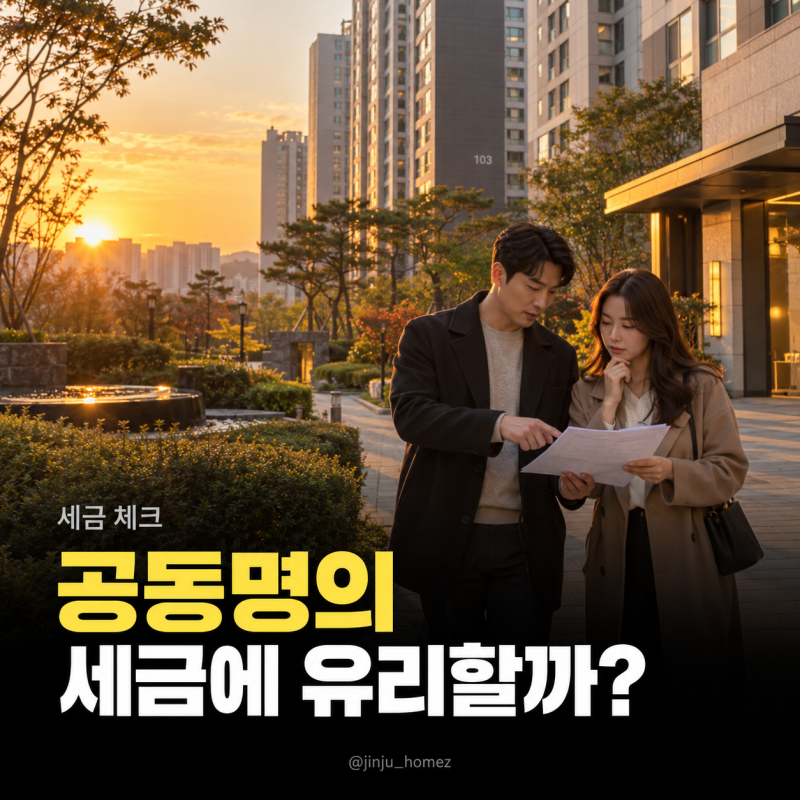 부부 공동명의 절세, 무조건일까? 취득세·종부세·양도세 4가지 체크