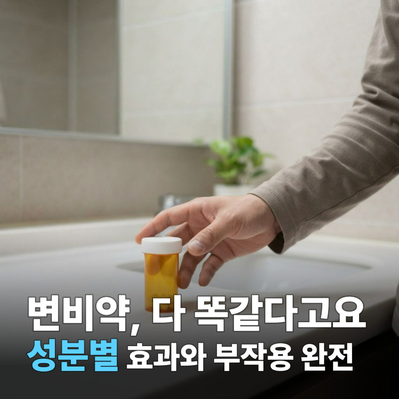 변비약추천 성분별 효과와 부작용 알아보기!