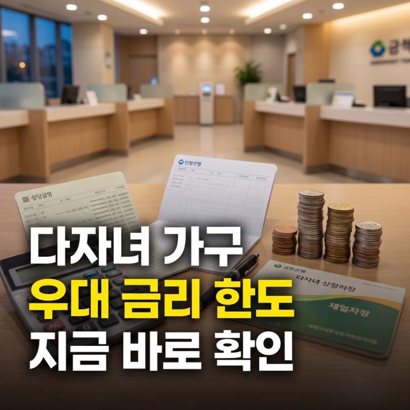 다자녀 가구 특례전세자금대출 자격 조건 우대 금리 한도 신청 방법 및 유의사항