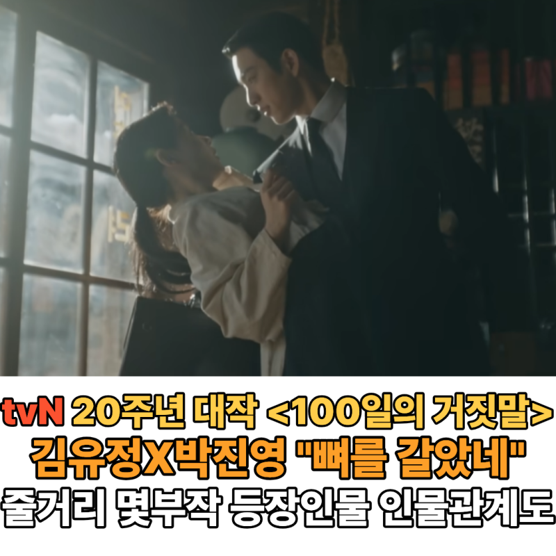 tvN 20주년 특별기획 '김유정X박진영의 첩보 로맨스' 등장인물·인물관계도·....