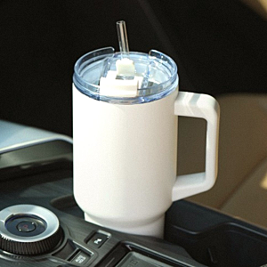 대용량 텀블러 추천, 빨대와 손잡이가 필요한 이유 이중 보온보냉 900ml 그린 텀블러 스펙