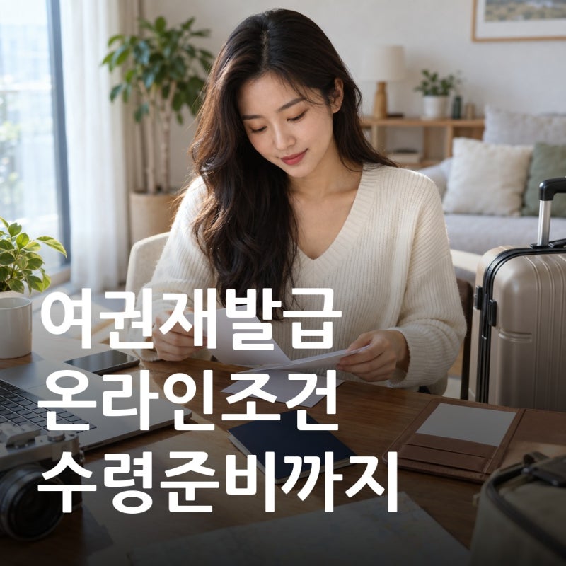 여권 재발급 온라인 신청 조건·준비물·비용·기간부터 수령까지