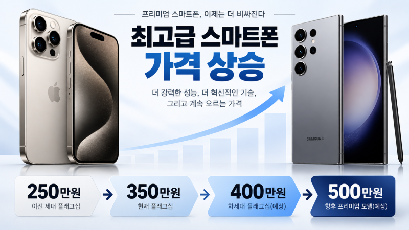 iPhone Duo 휴대폰 한 대가 509만원? 아이폰·갤럭시가 이렇게 비싸진 이유