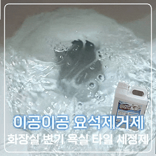 이공이공 요석제거제 추천 화장실 변기 욕실 타일 세정제 사용후기