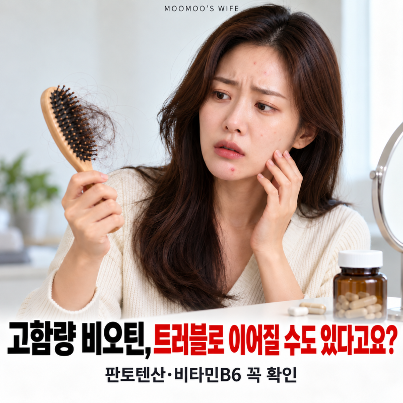 비오틴 효과와 판토텐산, 머리카락빠짐 잡는 모발영양제 고르는 법