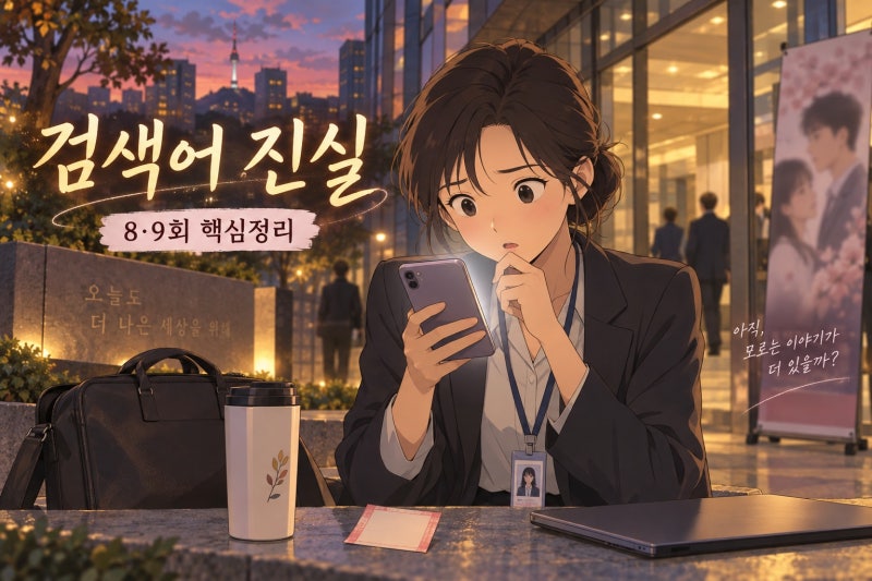 이지혜 마르티나를 꼬셔라 8~9회 검색어 진실과 드라마 흐름 총정리