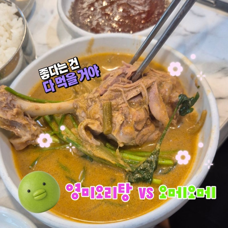 광주 오리탕 | 슈가토끼맛집 오메오메 vs 영미오리탕 제 입맛에는요...!?